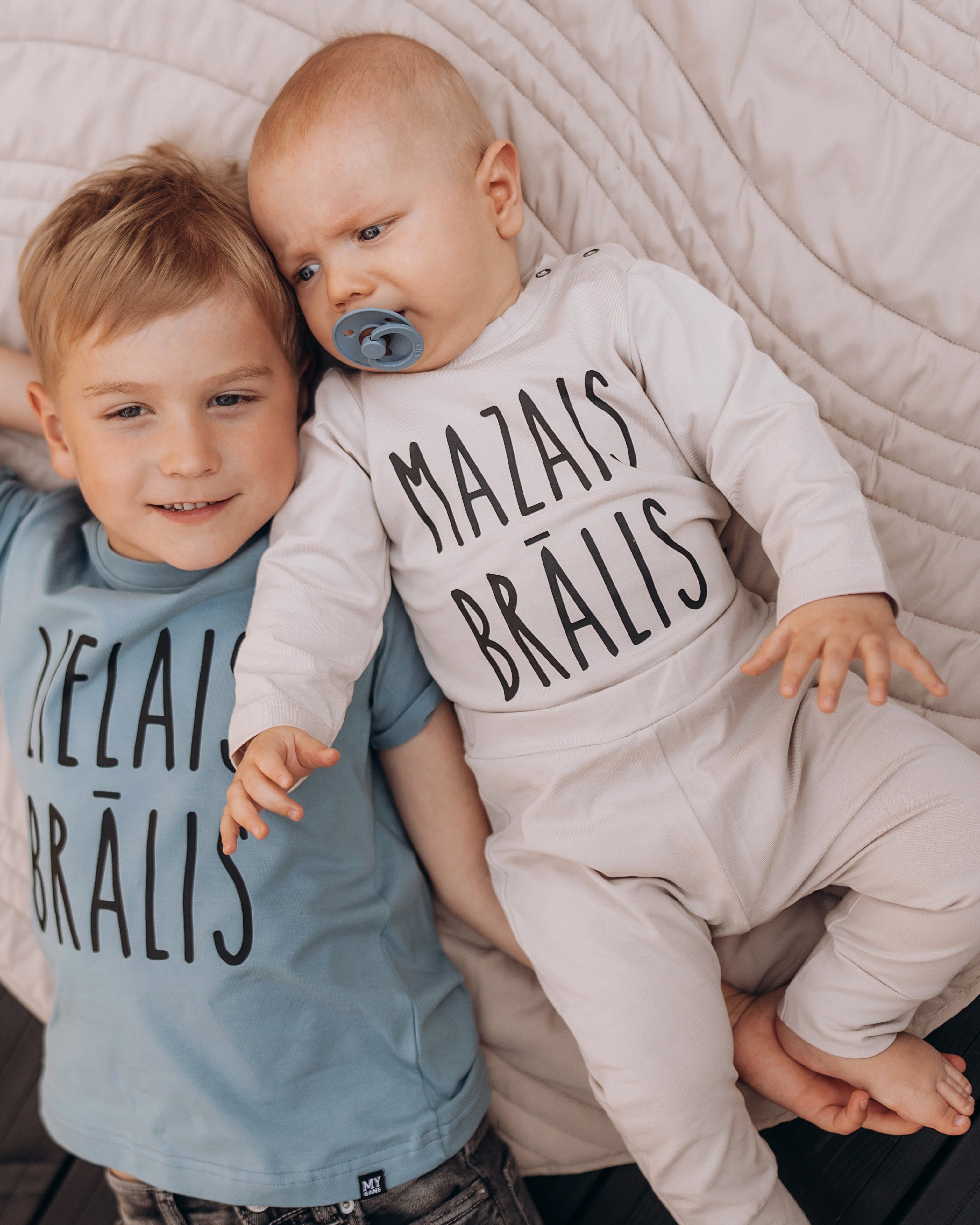 Long sleeve baby bodie set MAZAIS BRĀLIS