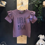 T-shirt with frills MAZĀ/LIELĀ MĀSA