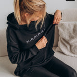 Oversize maternity hoodie MAMMA