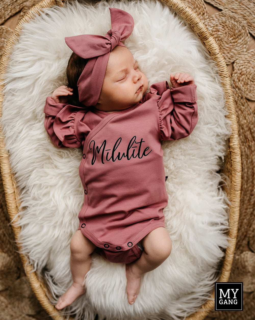 Long sleeve baby bodie MĪLULĪTE