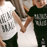 T-shirt LIELAIS/MAZAIS BRĀLIS