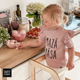 T-shirt with frills MAZĀ/LIELĀ MĀSA