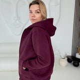 BASIC Women Zip Hoodie