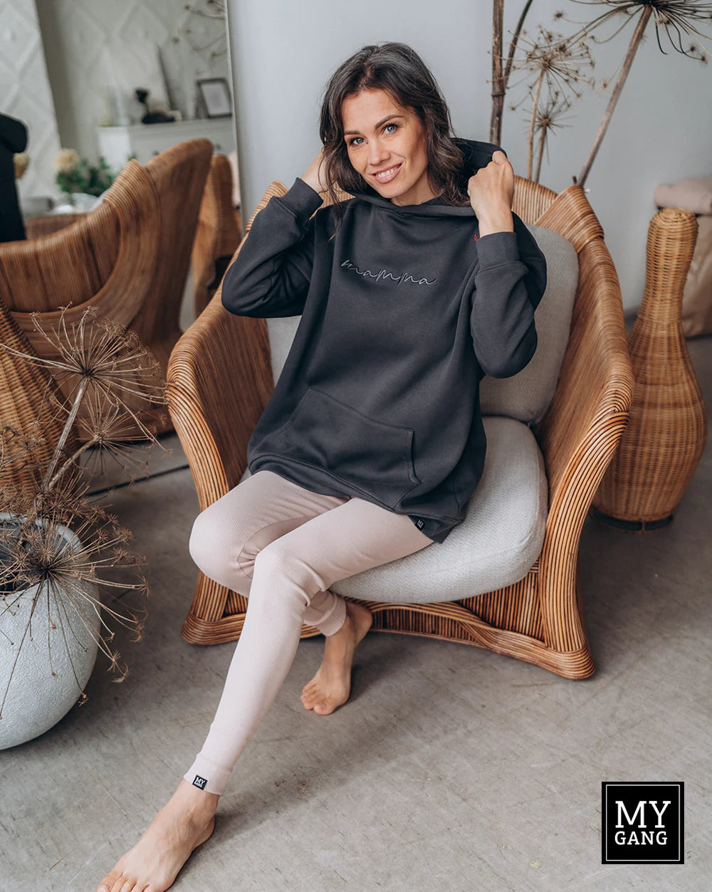 Oversize maternity sweatshirt MAMMA