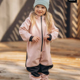 Rozā SOFTSHELL kombinezons 104cm