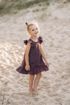 Children's dress with frills