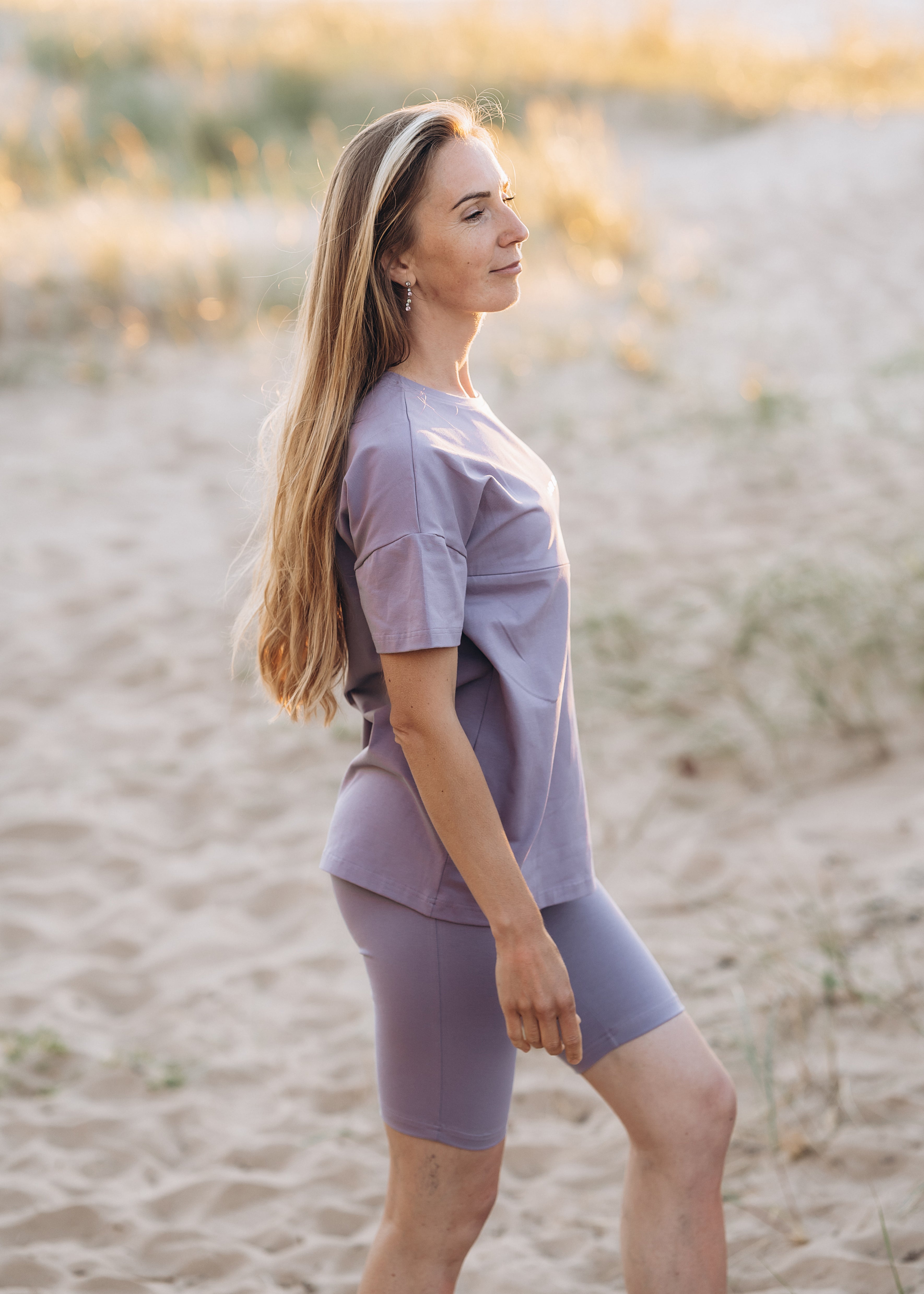 High-Waisted Biker Shorts