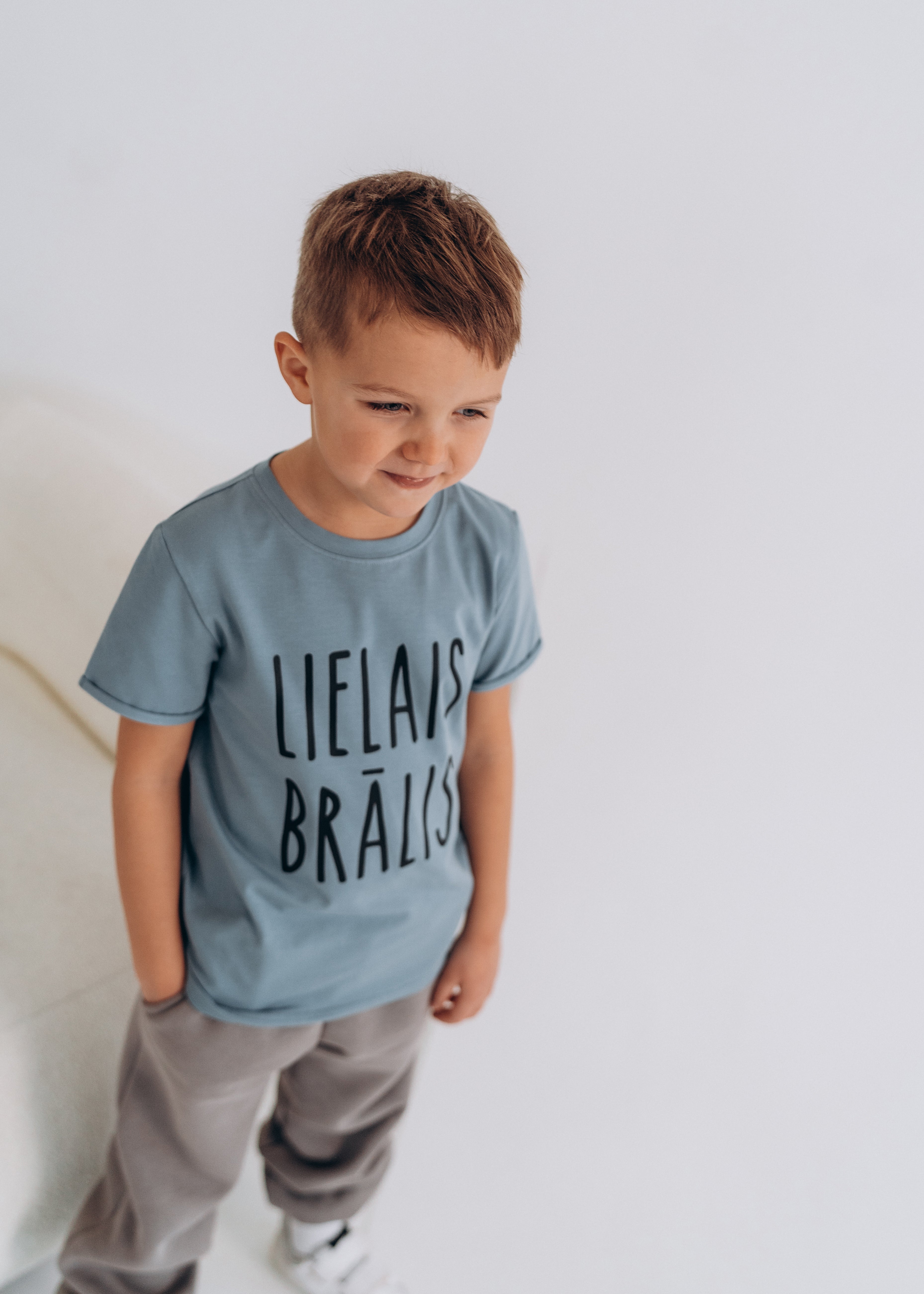 T-shirt LIELAIS/MAZAIS BRĀLIS