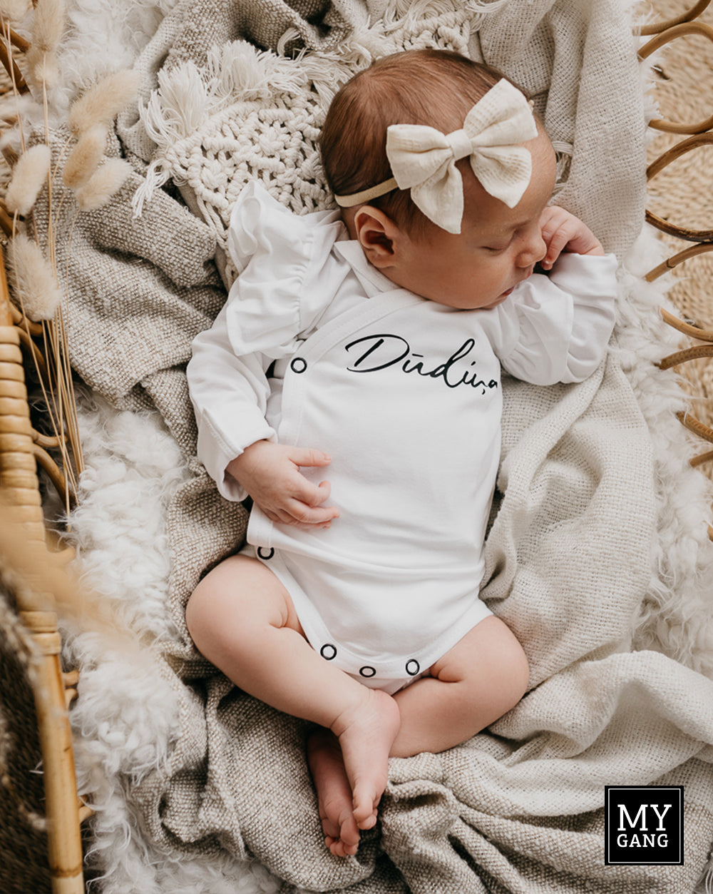 Long sleeve baby bodie DŪDIŅA