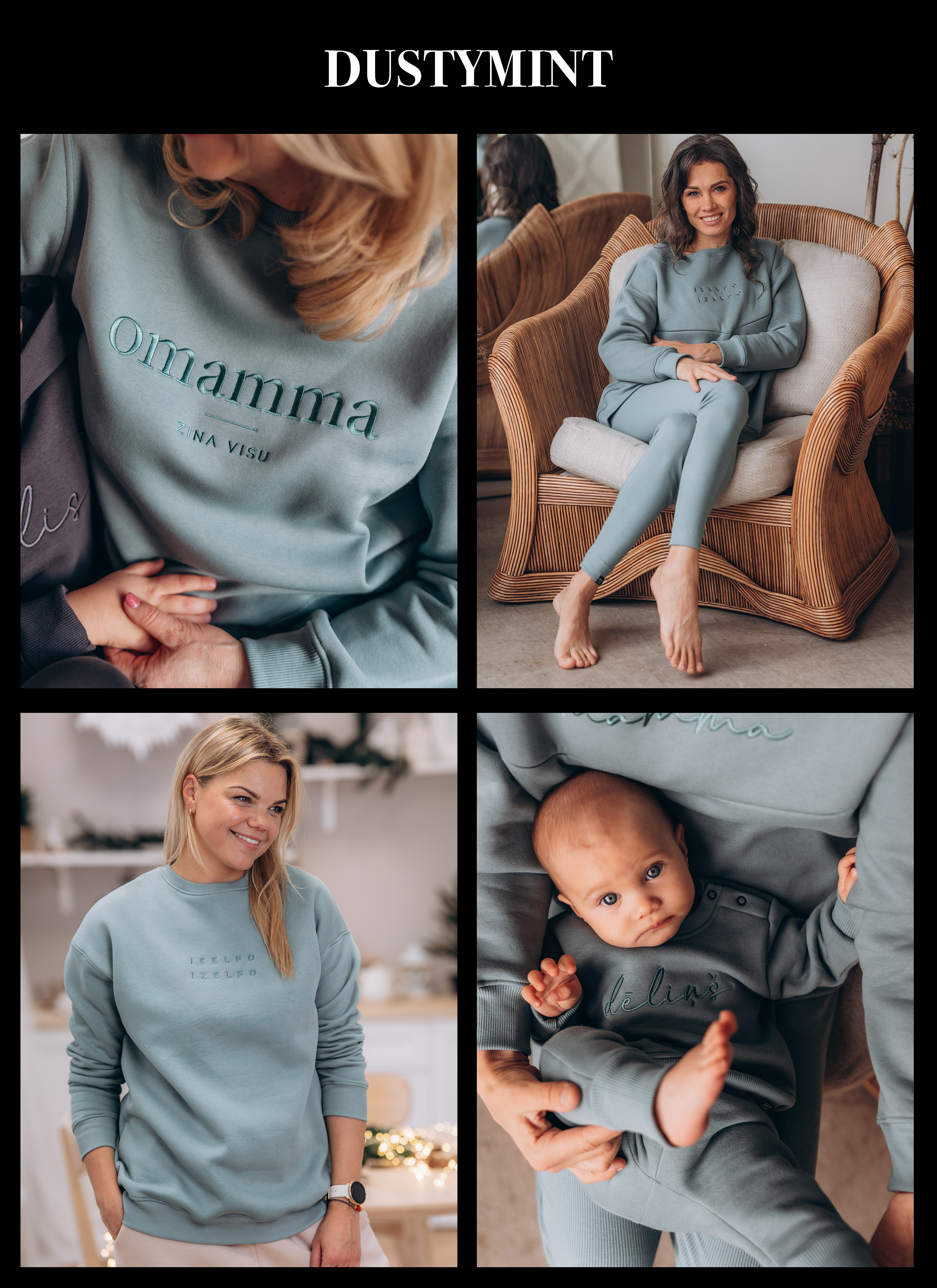 Hoodie or Sweater  MAMMA.VISU DIENU.KATRU DIENU