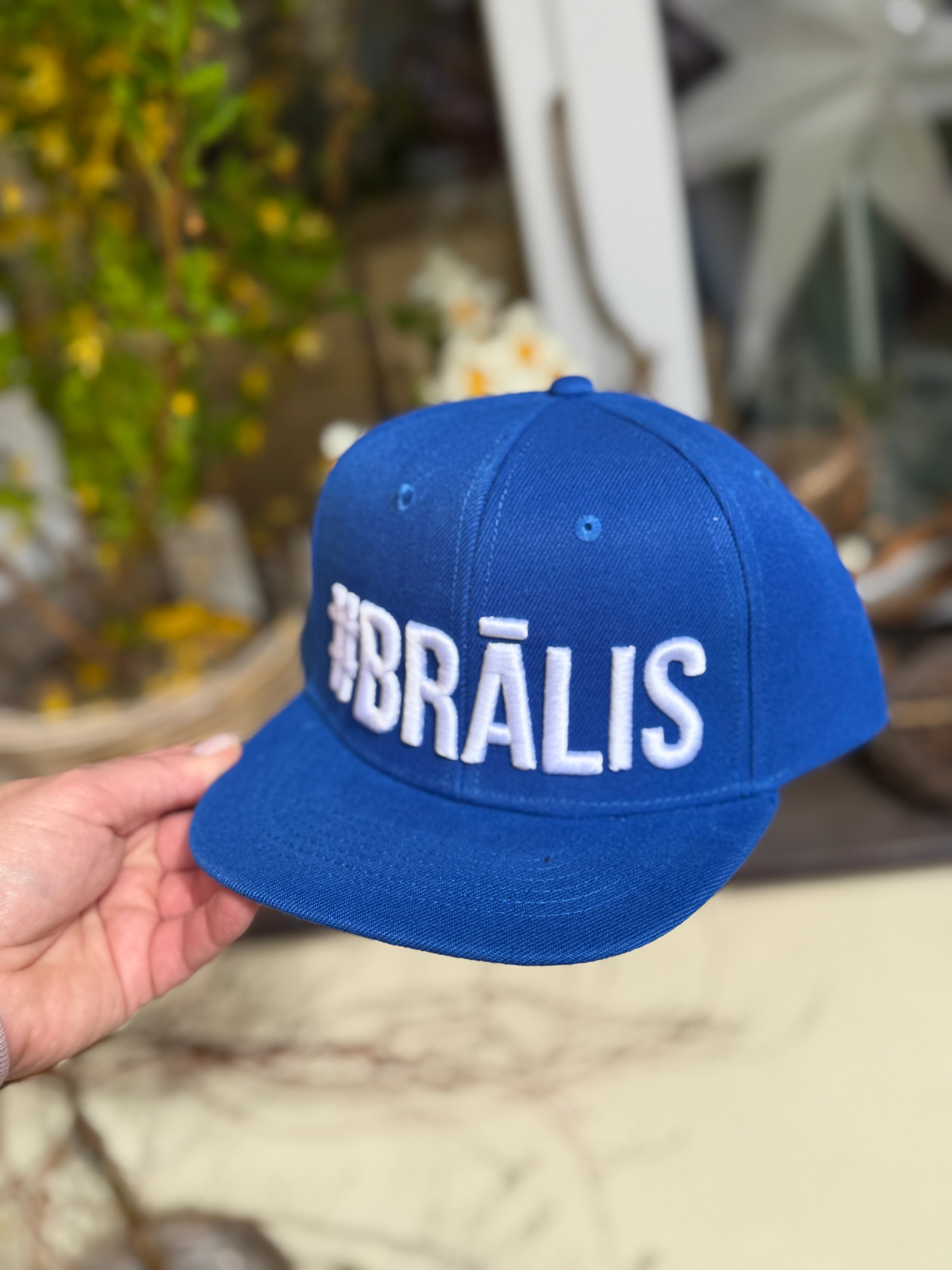 A cap #BRĀLIS or #MĀSA