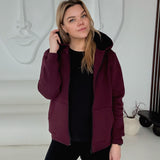 BASIC Women Zip Hoodie