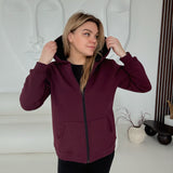 BASIC Women Zip Hoodie