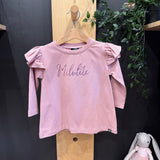 T-shirt with frills