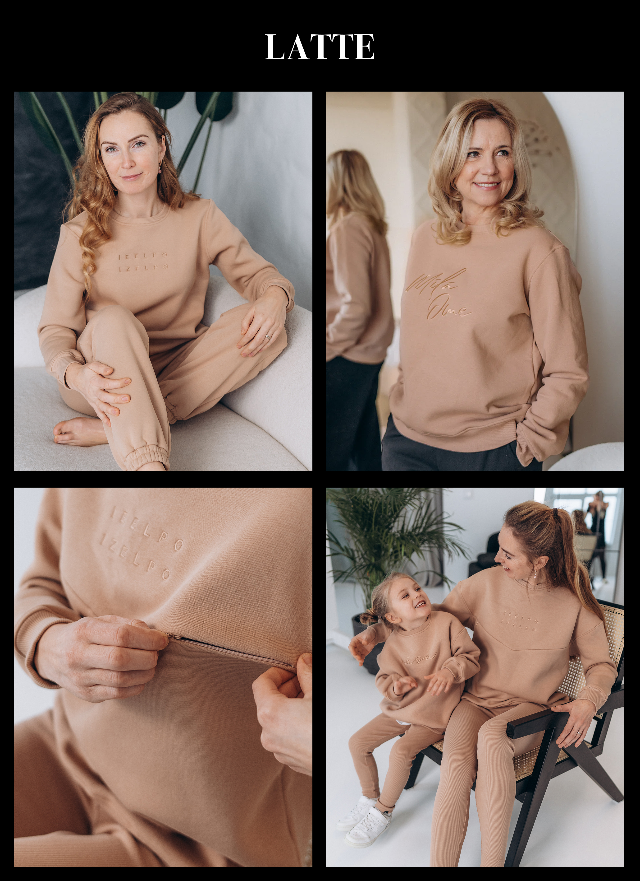 Sweatshirt/hoodie OMAMMA. ZINA VISU