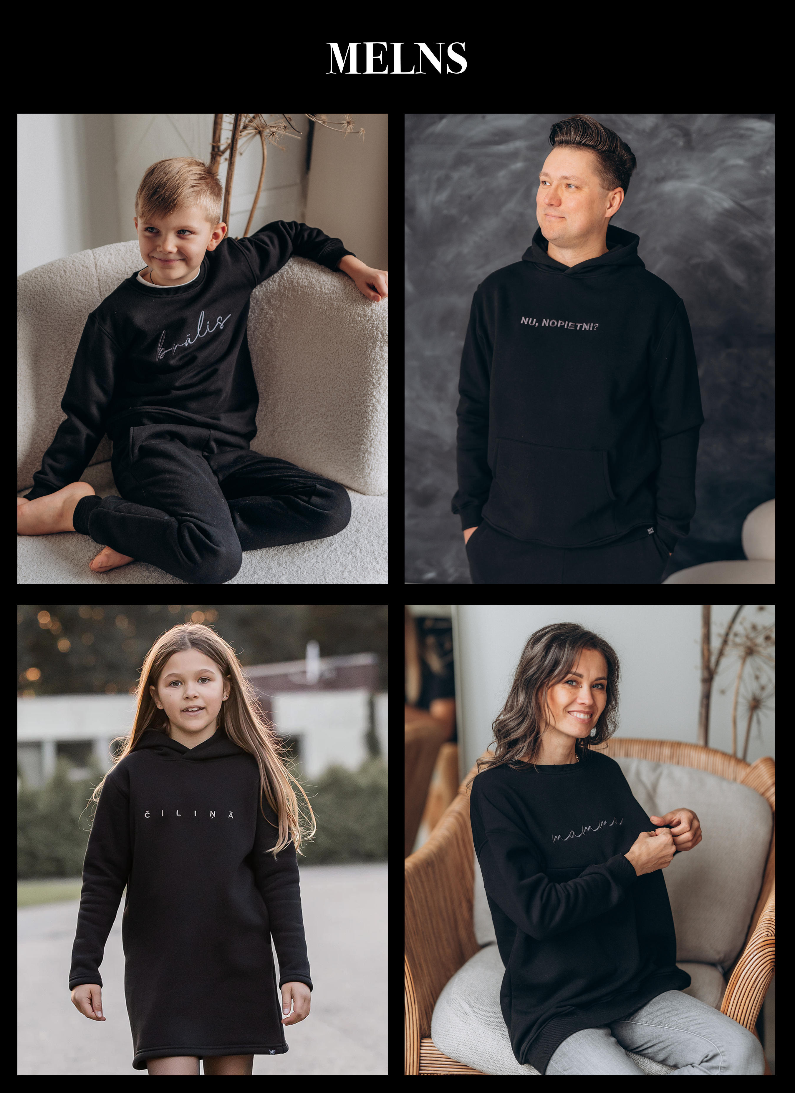 Sweatshirt/hoodie TĒTIS