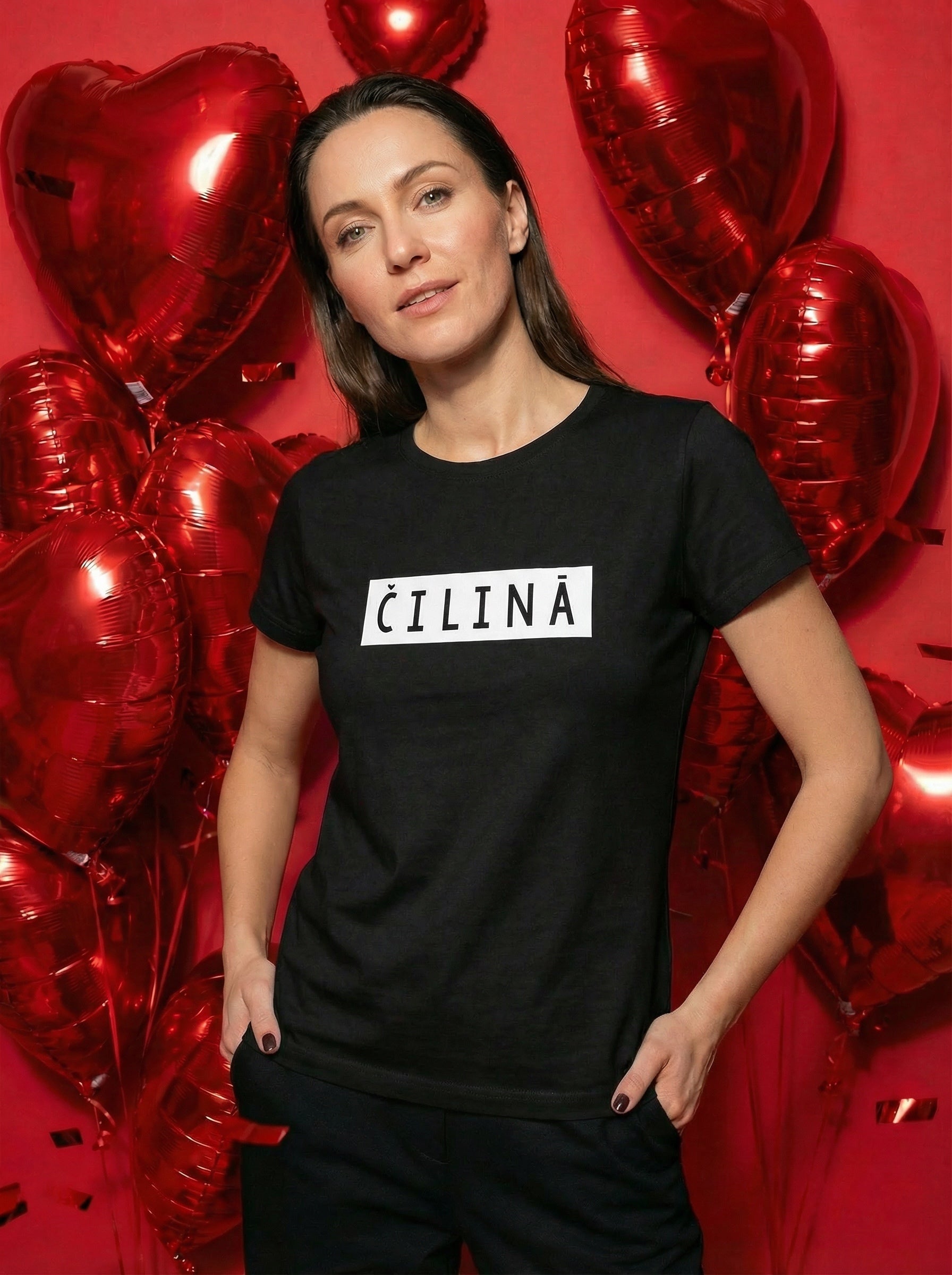 Women's T-shirt ČILIŅĀ