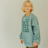 Riga Original® x MYGANG Kids Sweatshirt (Dusty Mint)