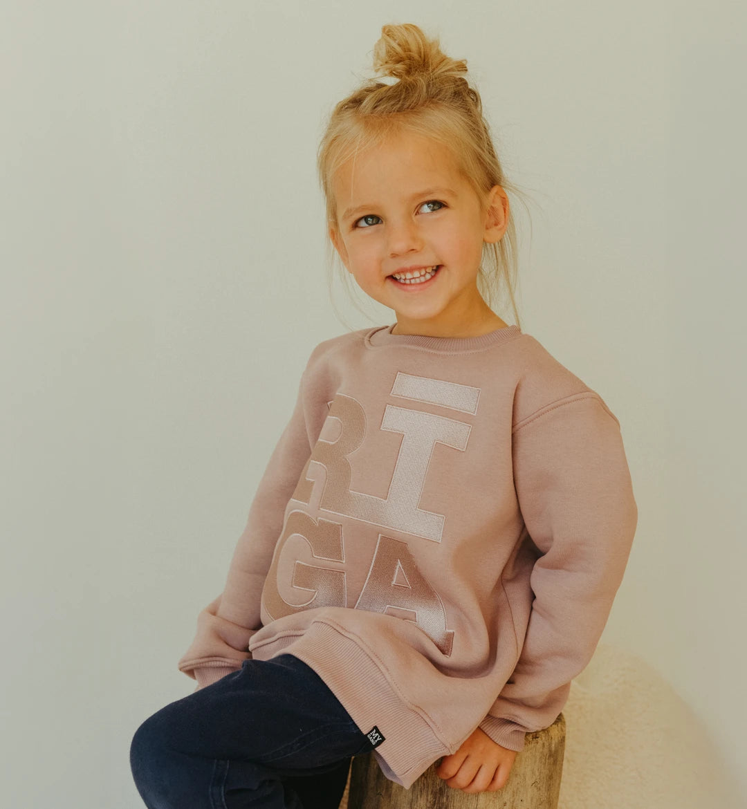 Riga Original® x MYGANG Kids Sweatshirt (Dusty Pink)