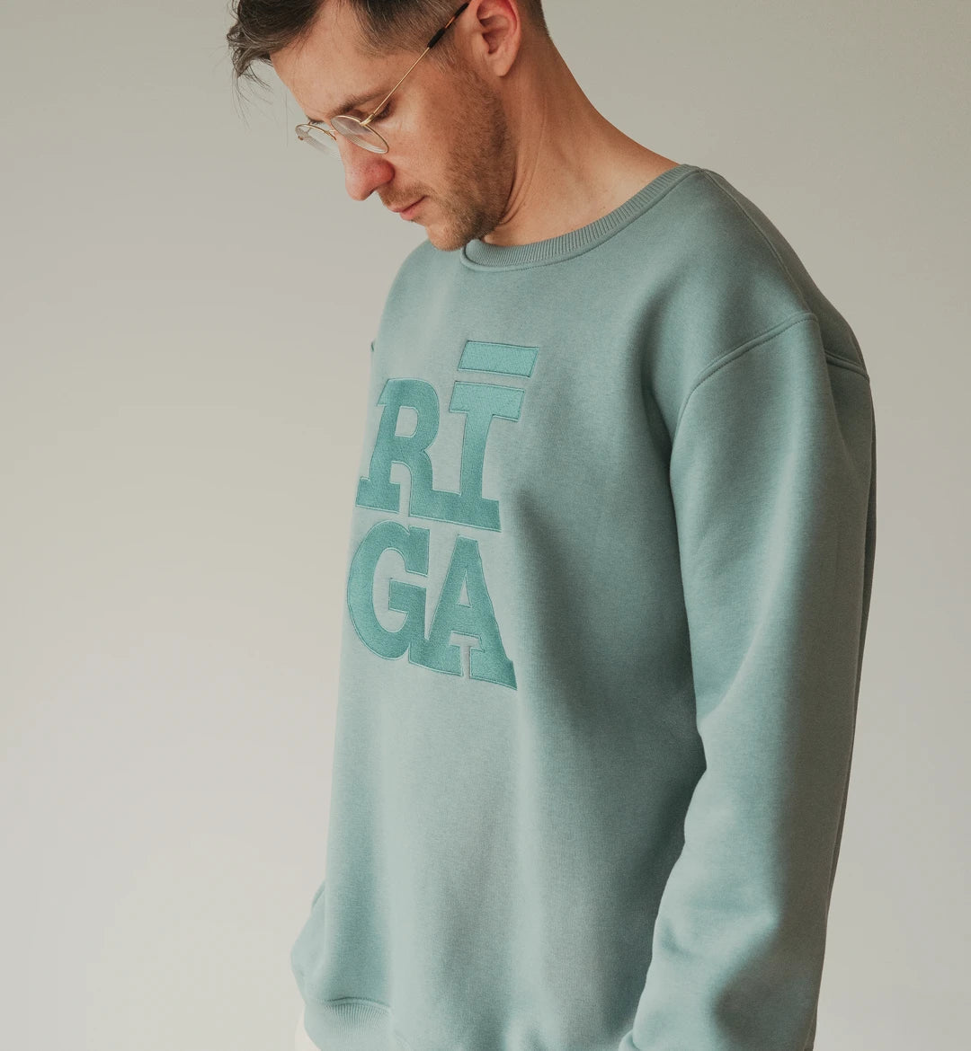 Riga Original® x MYGANG Men’s Sweater (Dusty Mint)