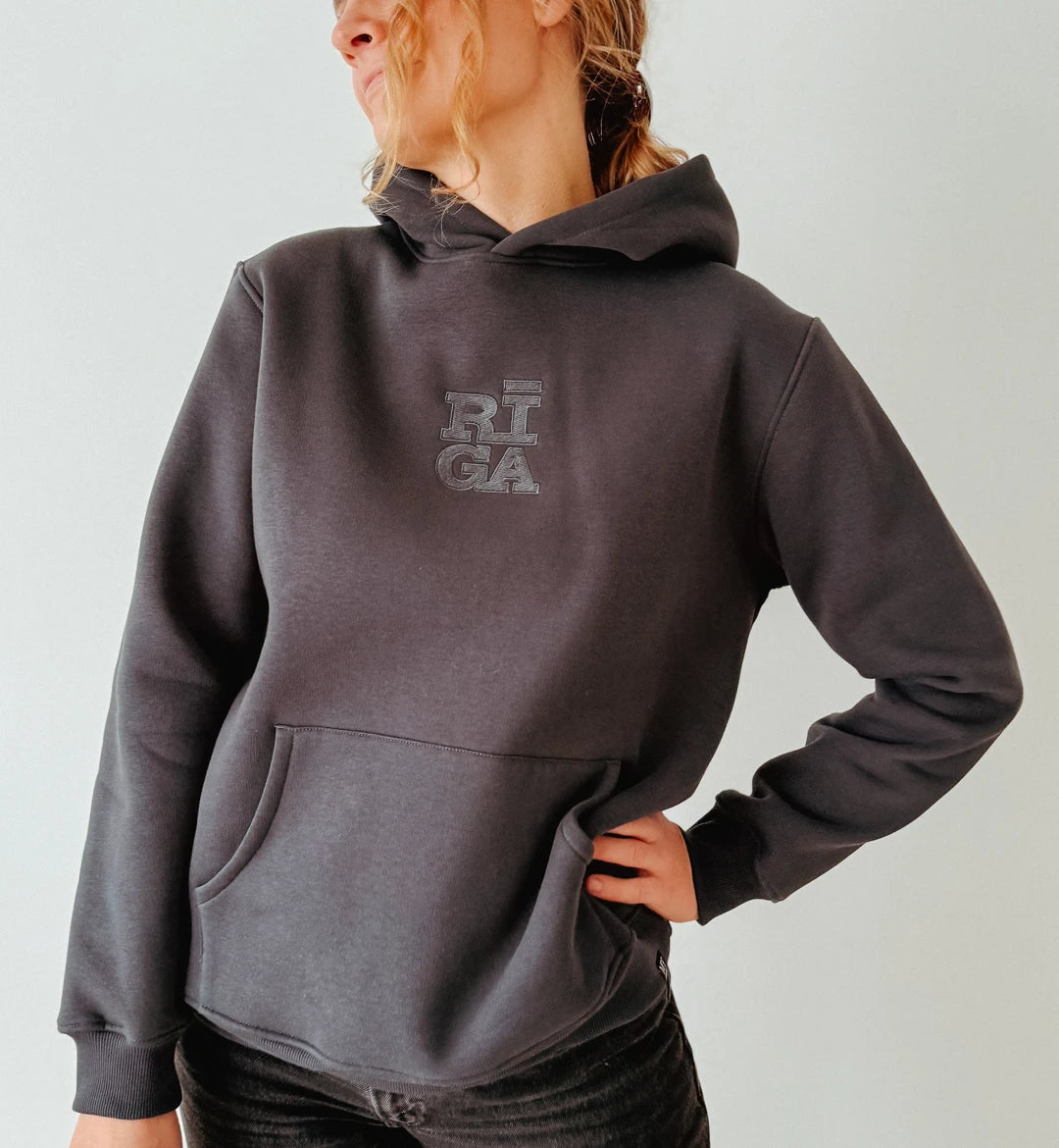 Riga Original® x MYGANG Women's Hoodie (Dark Grey)