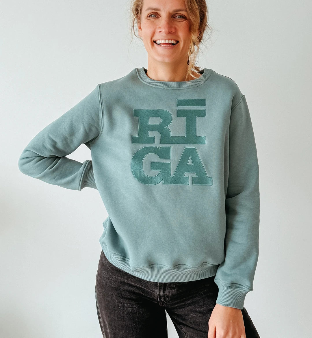 Riga Original® x MYGANG Women's Sweatshirt (Dusty Mint)