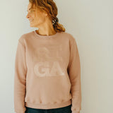 Riga Original® x MYGANG Women's Sweatshirt (Dusty Pink)