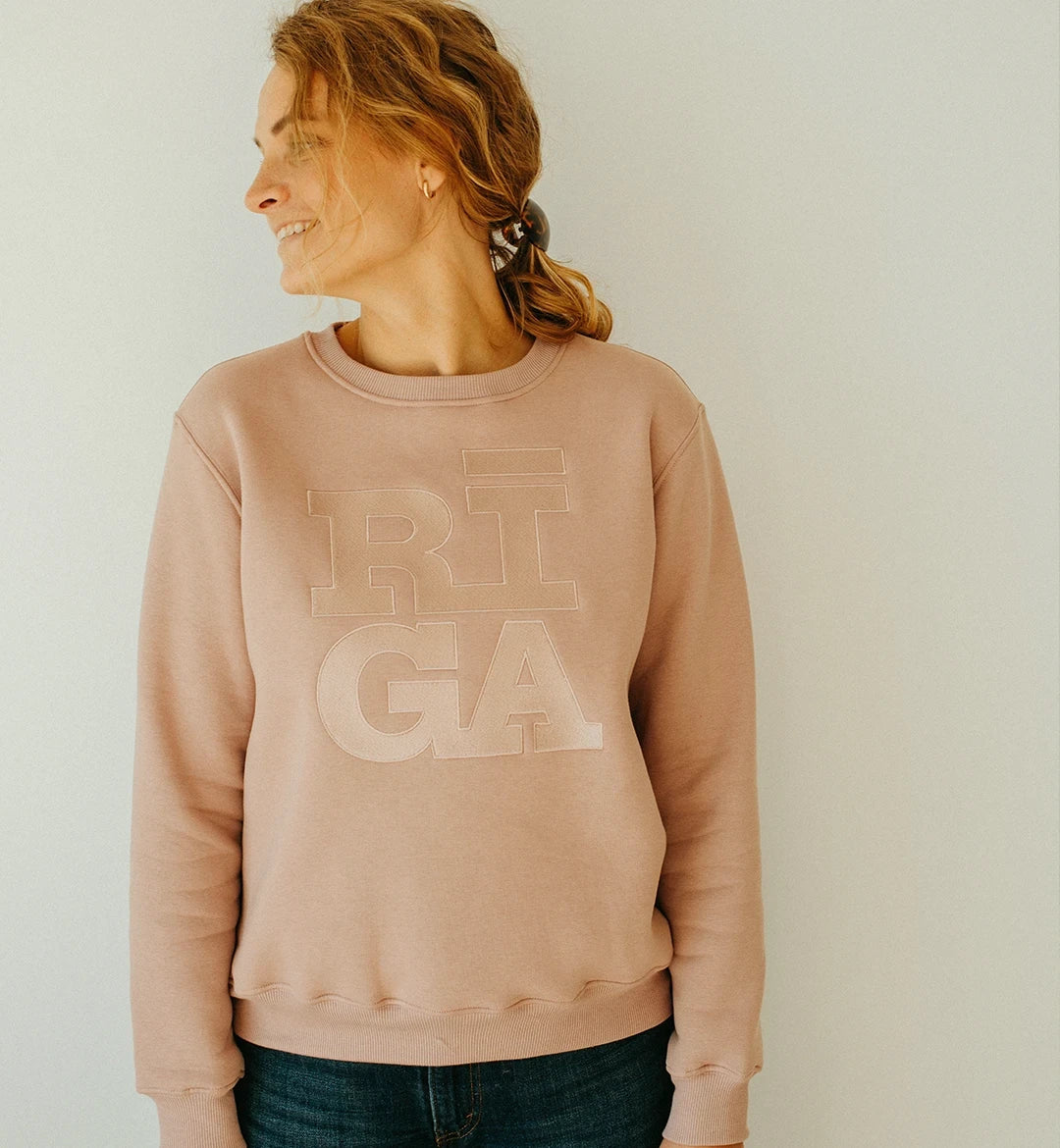 Riga Original® x MYGANG Women's Sweatshirt (Dusty Pink)