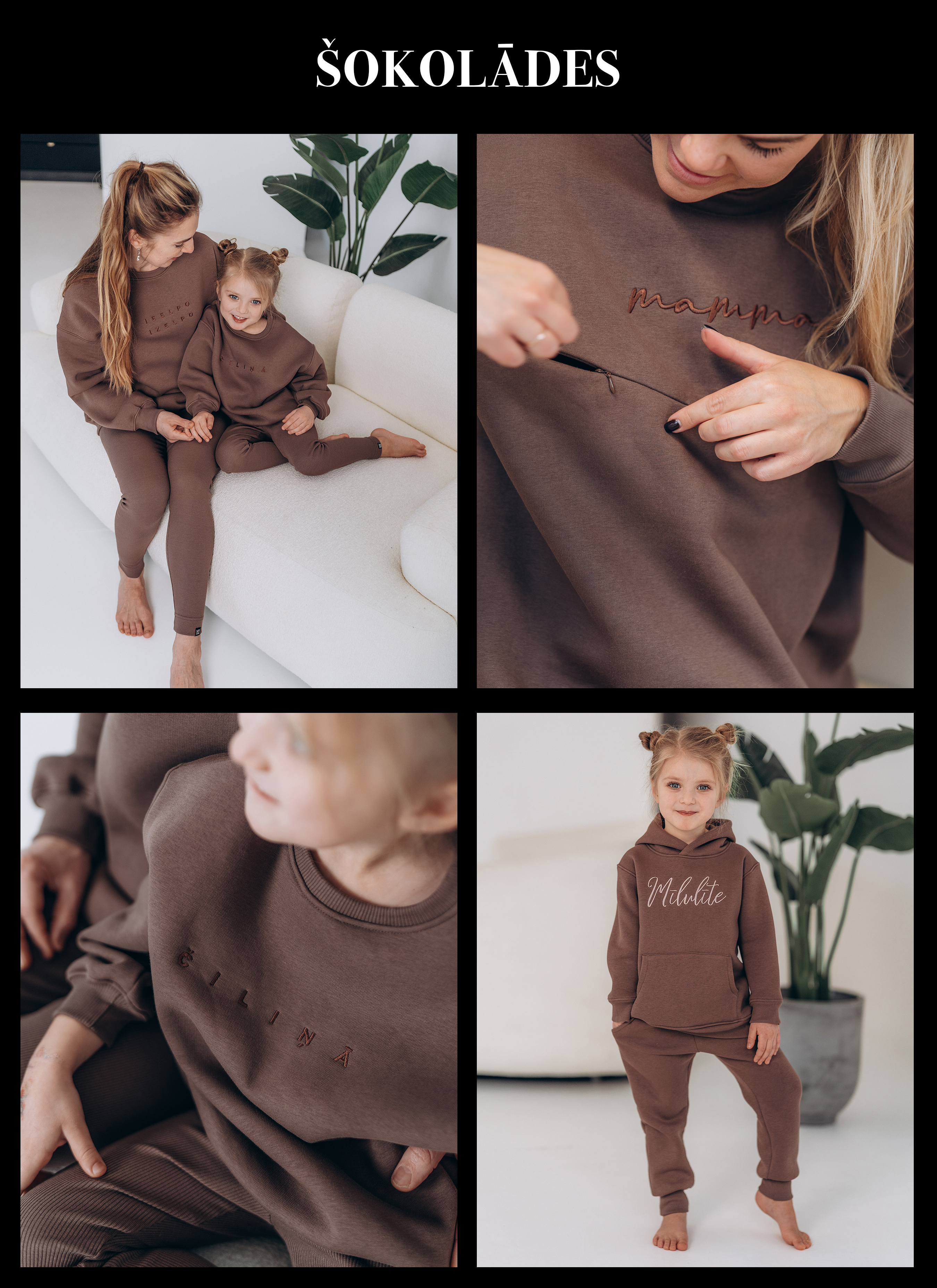 Hoodie or Sweater  MAMMA.VISU DIENU.KATRU DIENU
