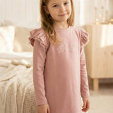 Sweatshirt dress with frills DŪDIŅA