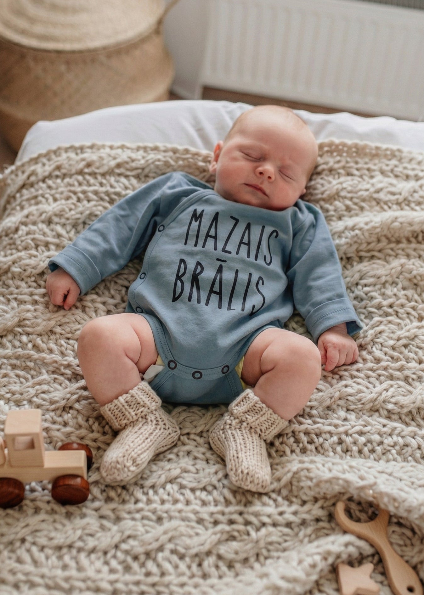Long sleeve baby bodie set MAZAIS BRĀLIS
