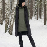 Haki Hoodie dress ČILIŅĀ