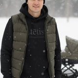 Tracksuit TĒTIS stiprais plecs uz kā balstīties