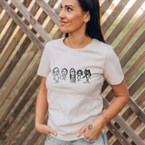 Women T-Shirt with drawing