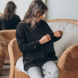BASIC Oversize maternity sweatshirt