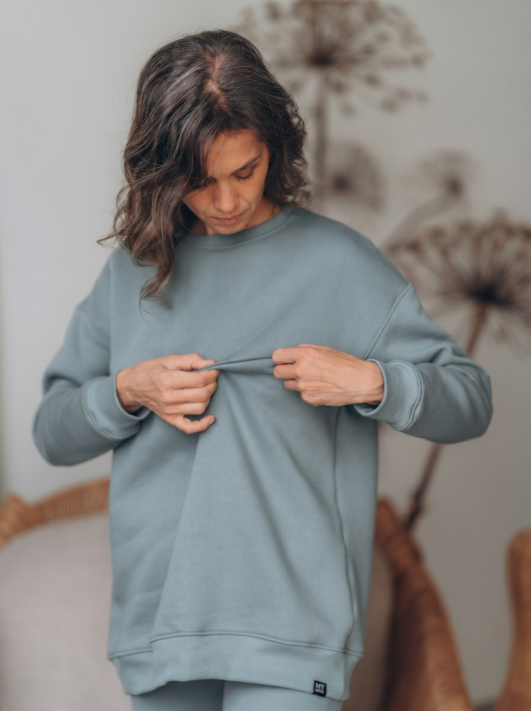 BASIC Oversize maternity sweatshirt