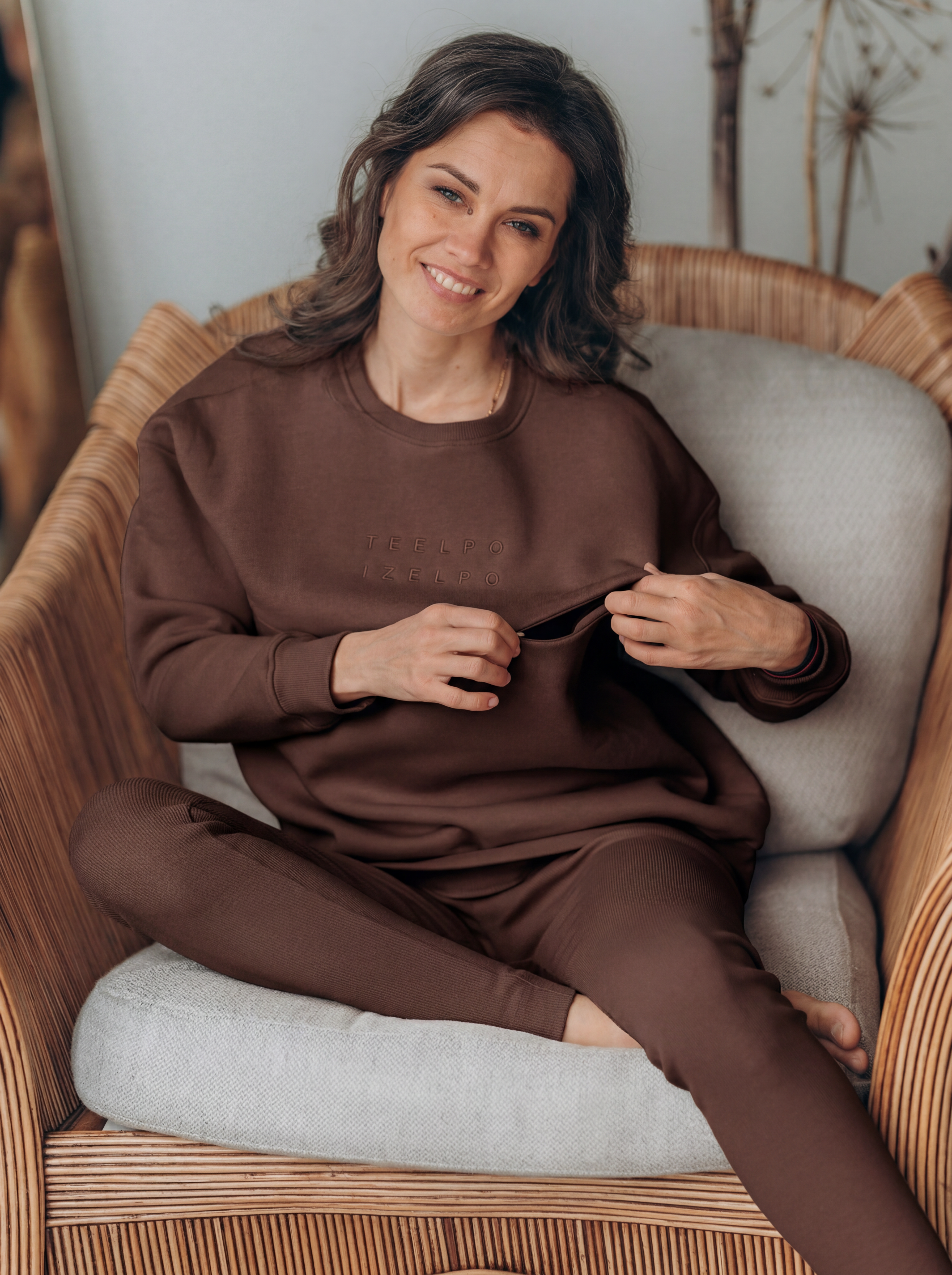 Oversize maternity sweatshirt IEELPO IZELPO