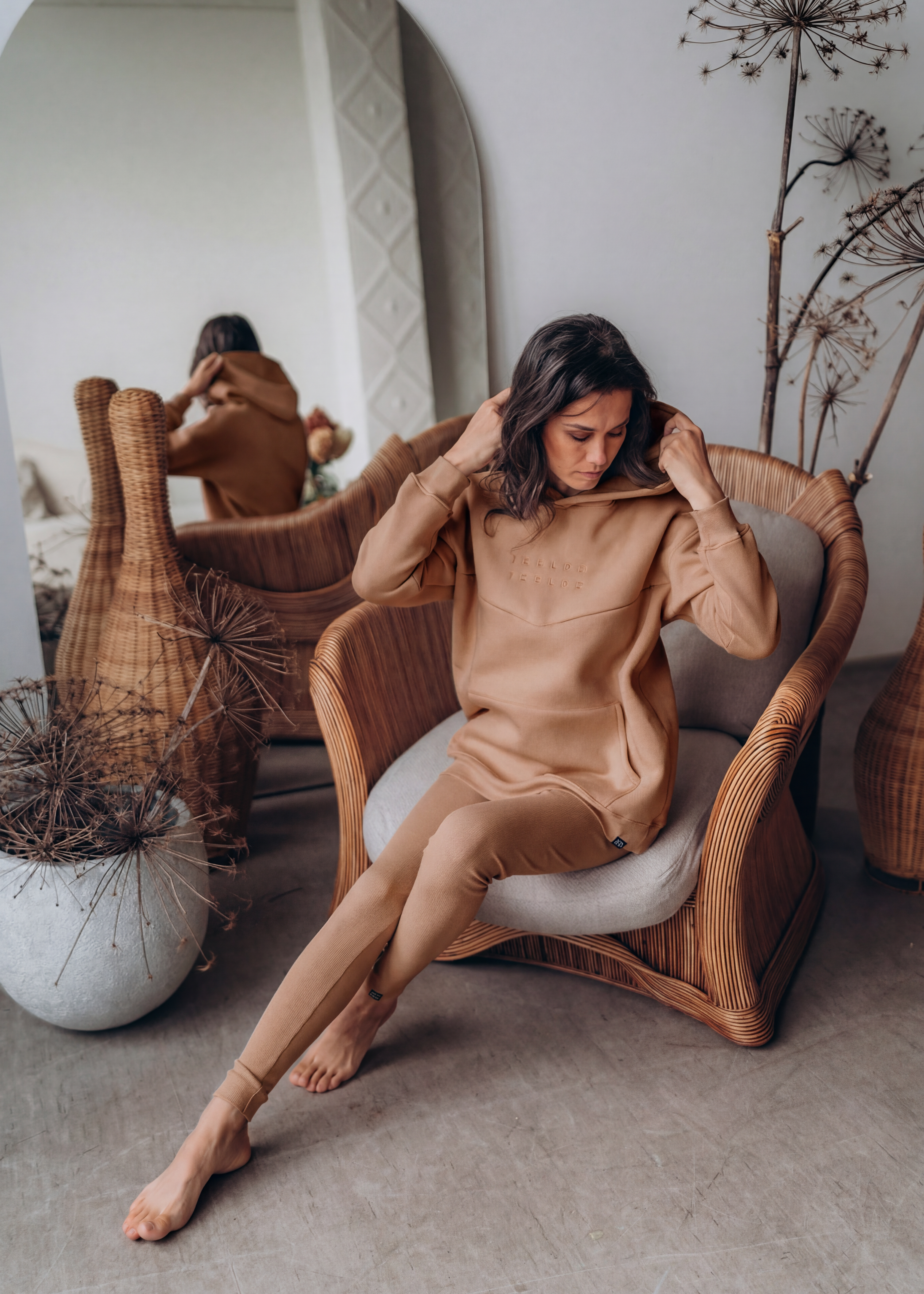 Oversize maternity hoodie MAMMA
