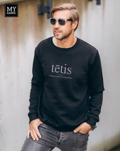 Tracksuit TĒTIS stiprais plecs uz kā balstīties