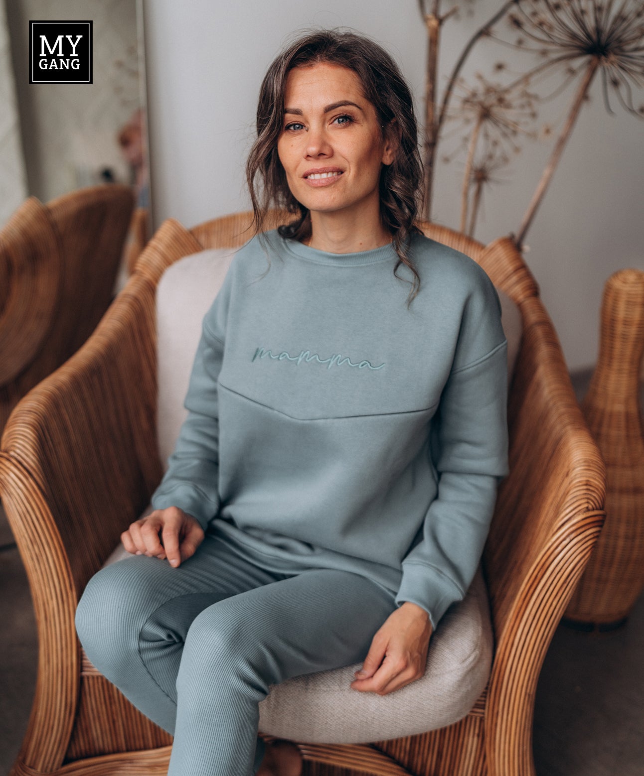 Oversize maternity sweatshirt MAMMA