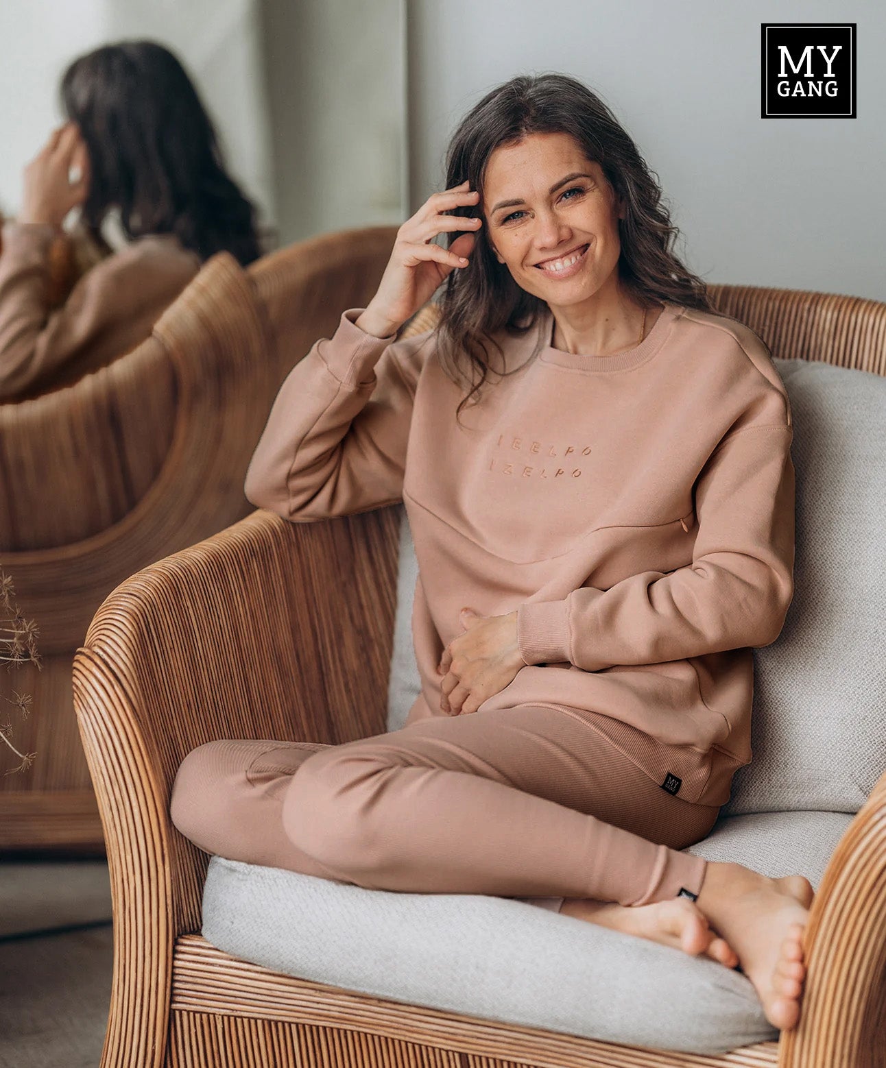 Oversize maternity sweatshirt IEELPO IZELPO