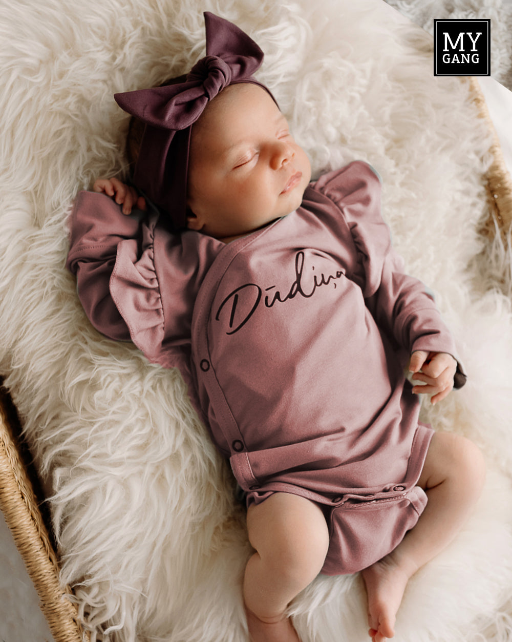 Long sleeve baby bodie DŪDIŅA