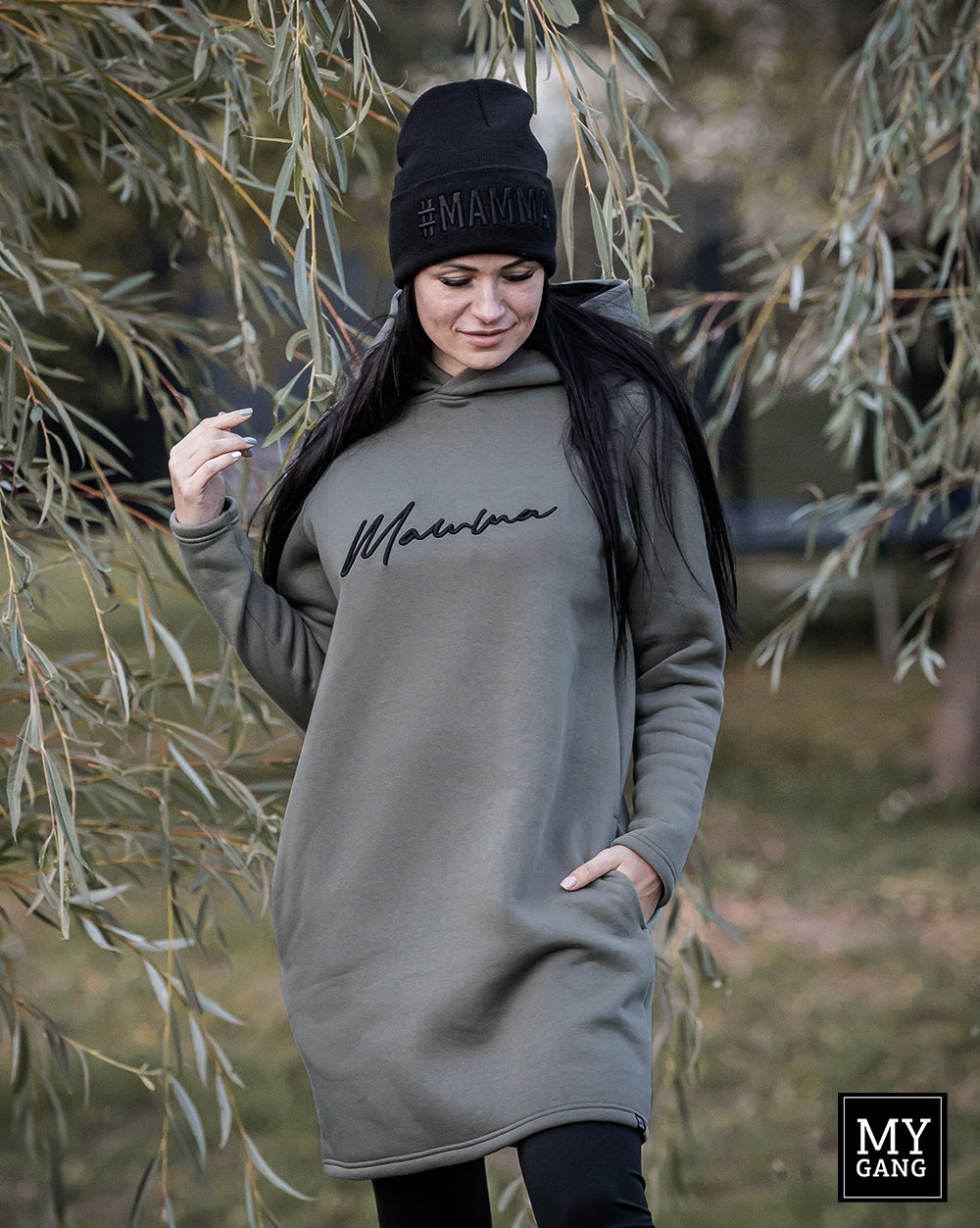 Hoodie dress MAMMA