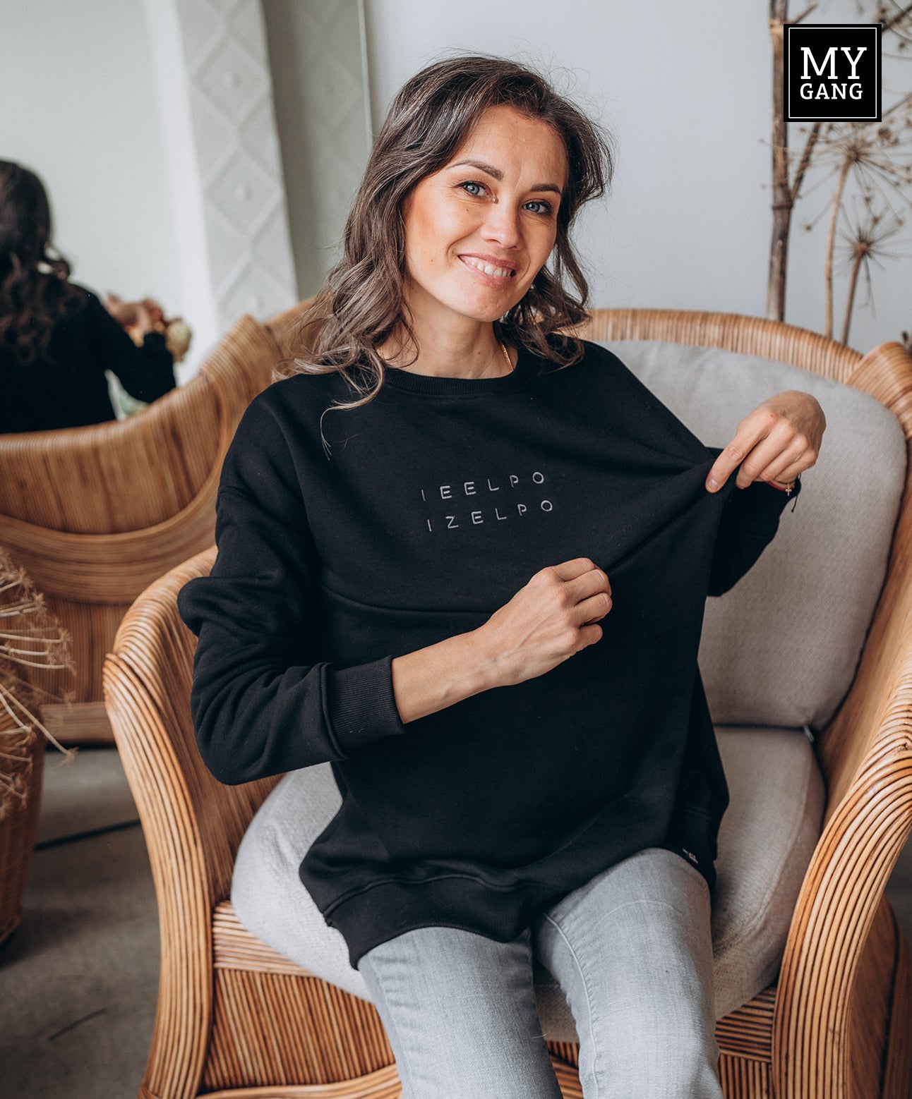 Oversize maternity sweatshirt IEELPO IZELPO