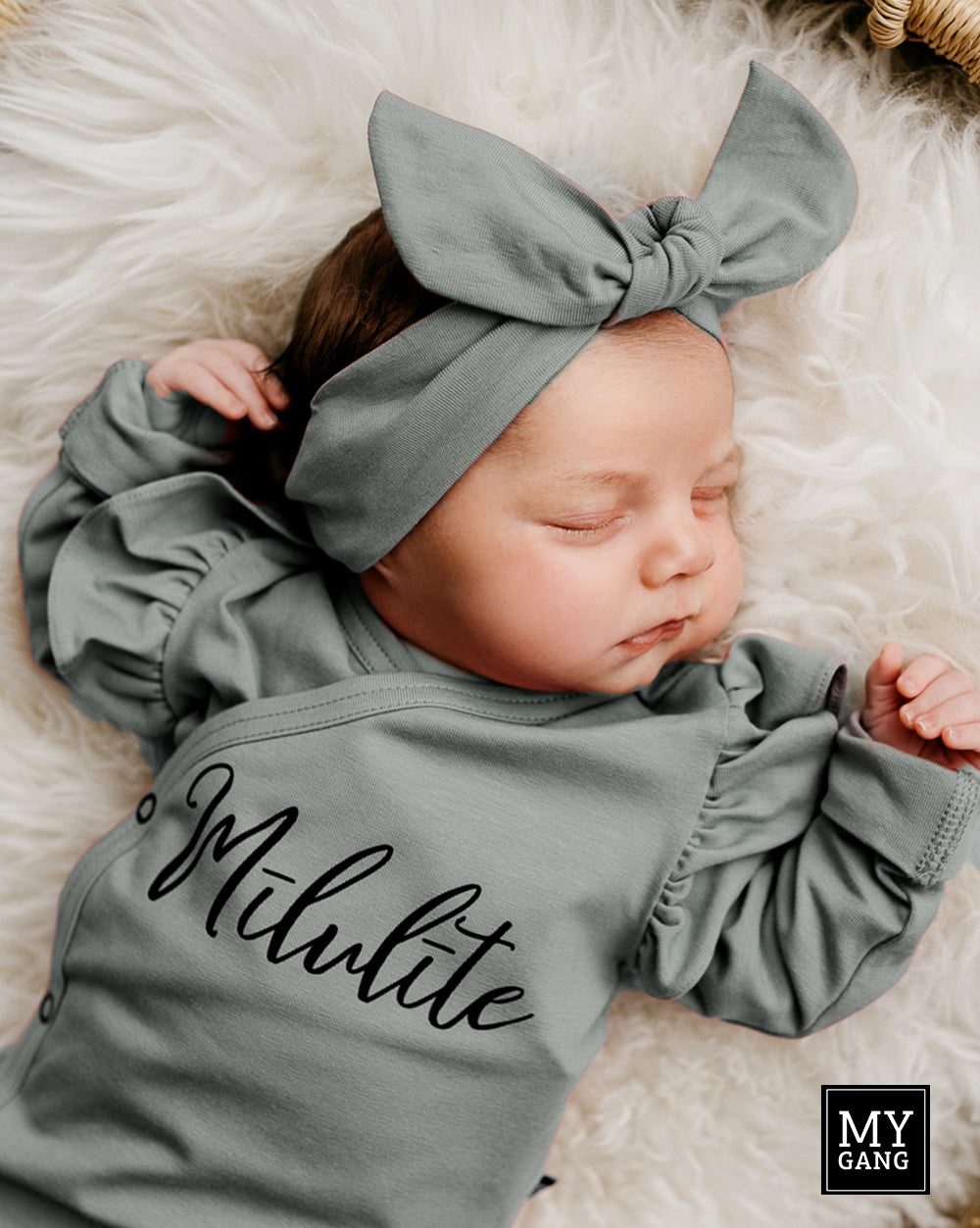 Long sleeve baby bodie MĪLULĪTE