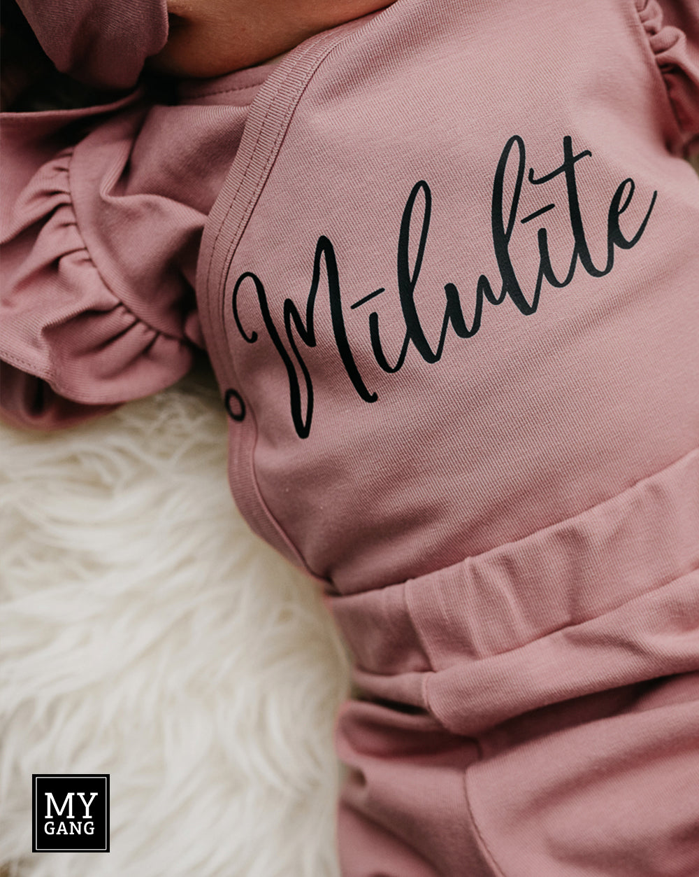 Long sleeve baby bodie MĪLULĪTE