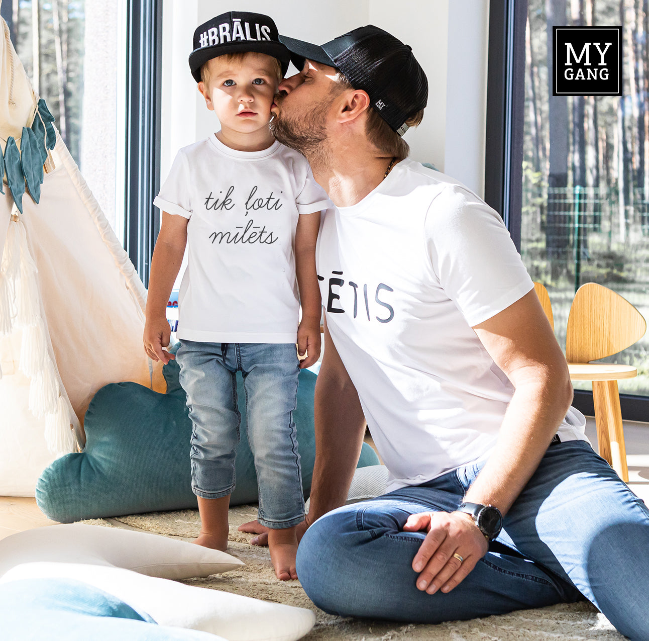 T-Shirt TIK ĻOTI MĪLĒTS/A